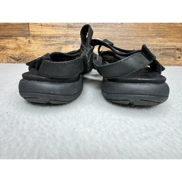 Ladies Merrell Swivel Leather Sandals Women's Sz US 11 Black Leather Hiking Shoe - Picture 8 of 10